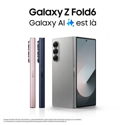 SAMSUNG GALAXY Z FOLD 6 DUOS 5G NEUF NON RECONDITIONNÉ