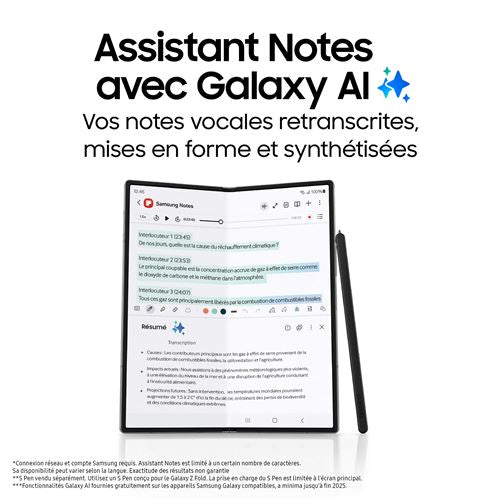 SAMSUNG GALAXY Z FOLD 6 DUOS 5G NEUF NON RECONDITIONNÉ